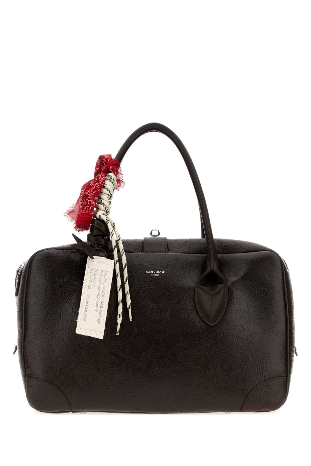 Golden Goose Deluxe Brand Vita Top Handle Bag — Brown