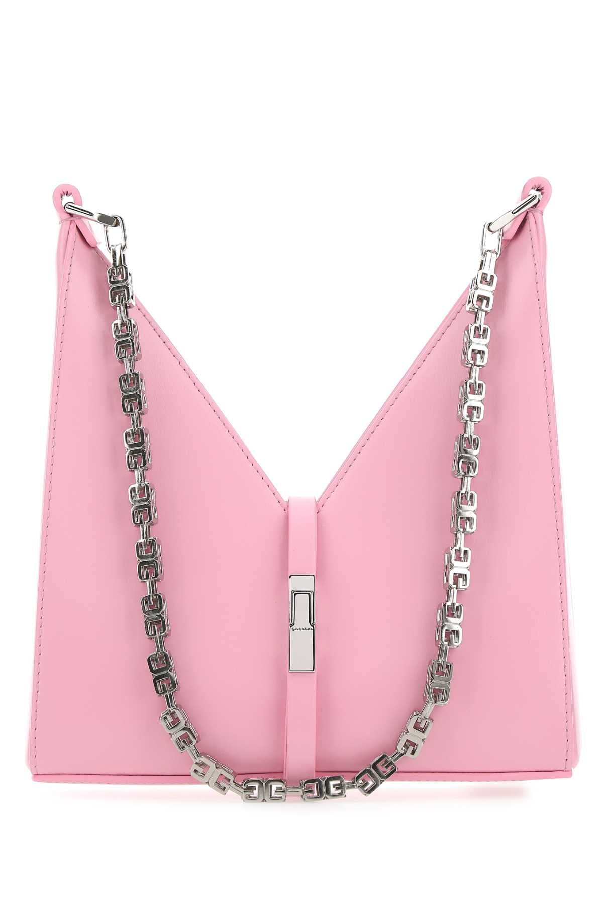 Givenchy Geometric Leather Shoulder Bag — Pink