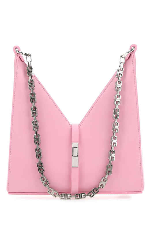 Givenchy Geometric Leather Shoulder Bag — Pink