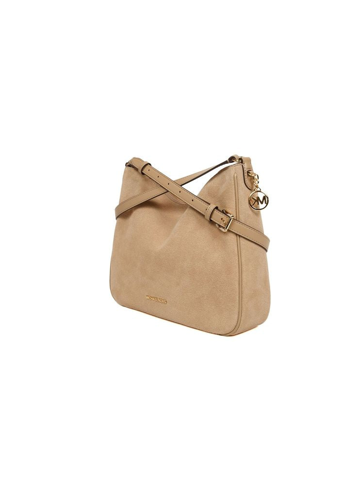 Michael Kors Crossbody Bag — Beige Leather