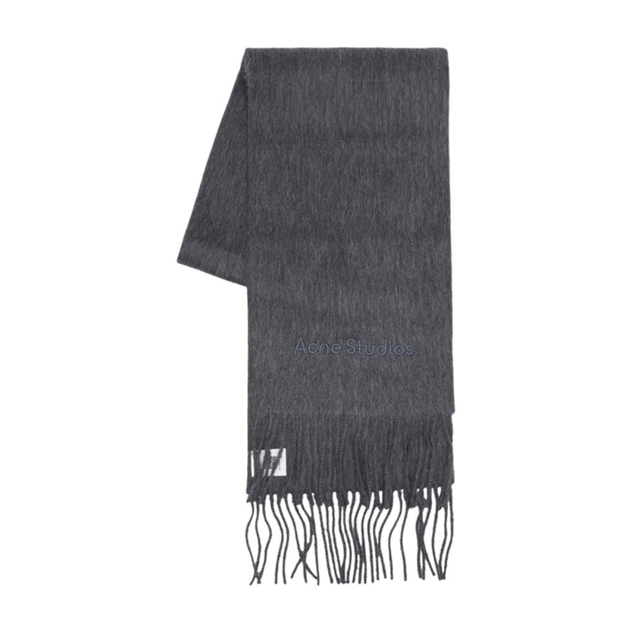 Acne Studios Wool Scarf — Gray Scarfs