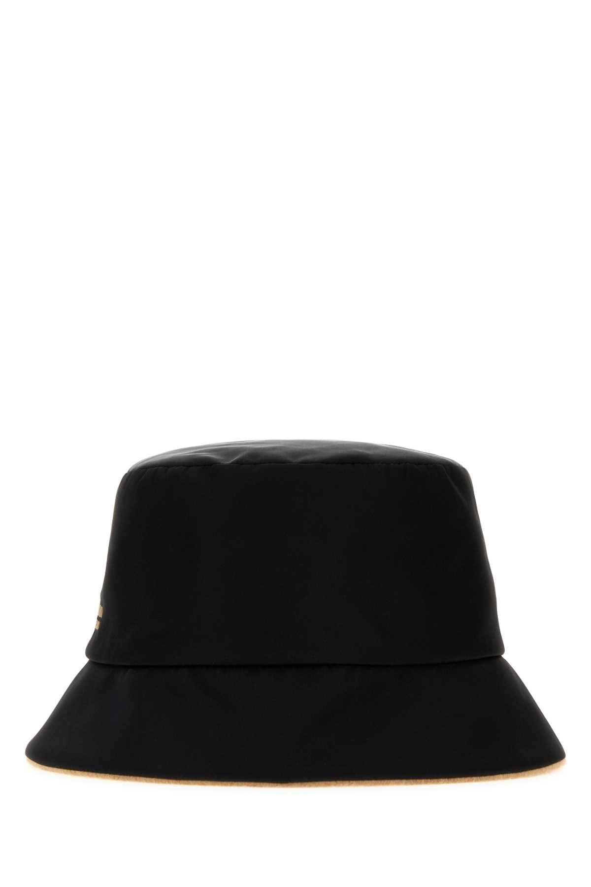 Prada Re-Nylon Reversible Bucket Hat — Black