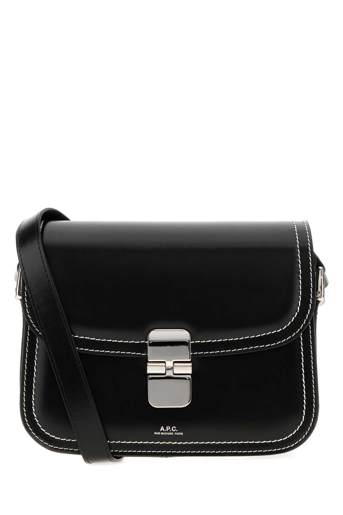 A.p.c. Grace Shoulder Bag — Black