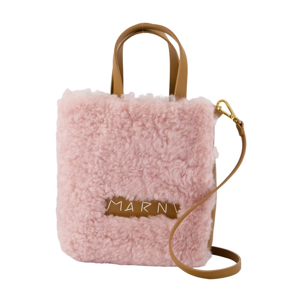 Marni Tote Bag — Pink Lambskin