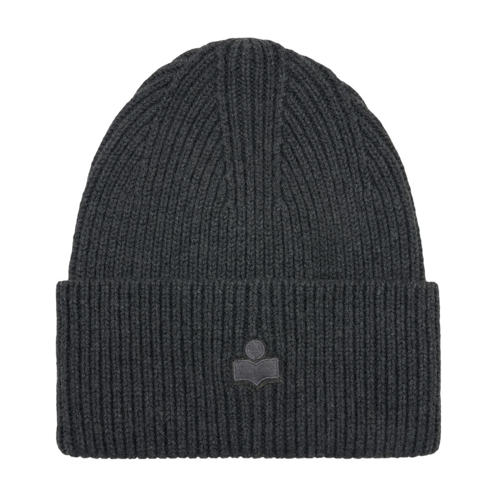 Isabel Marant Be037mfb-D1d02a-02an Beanie — Gray Cotton Beanies
