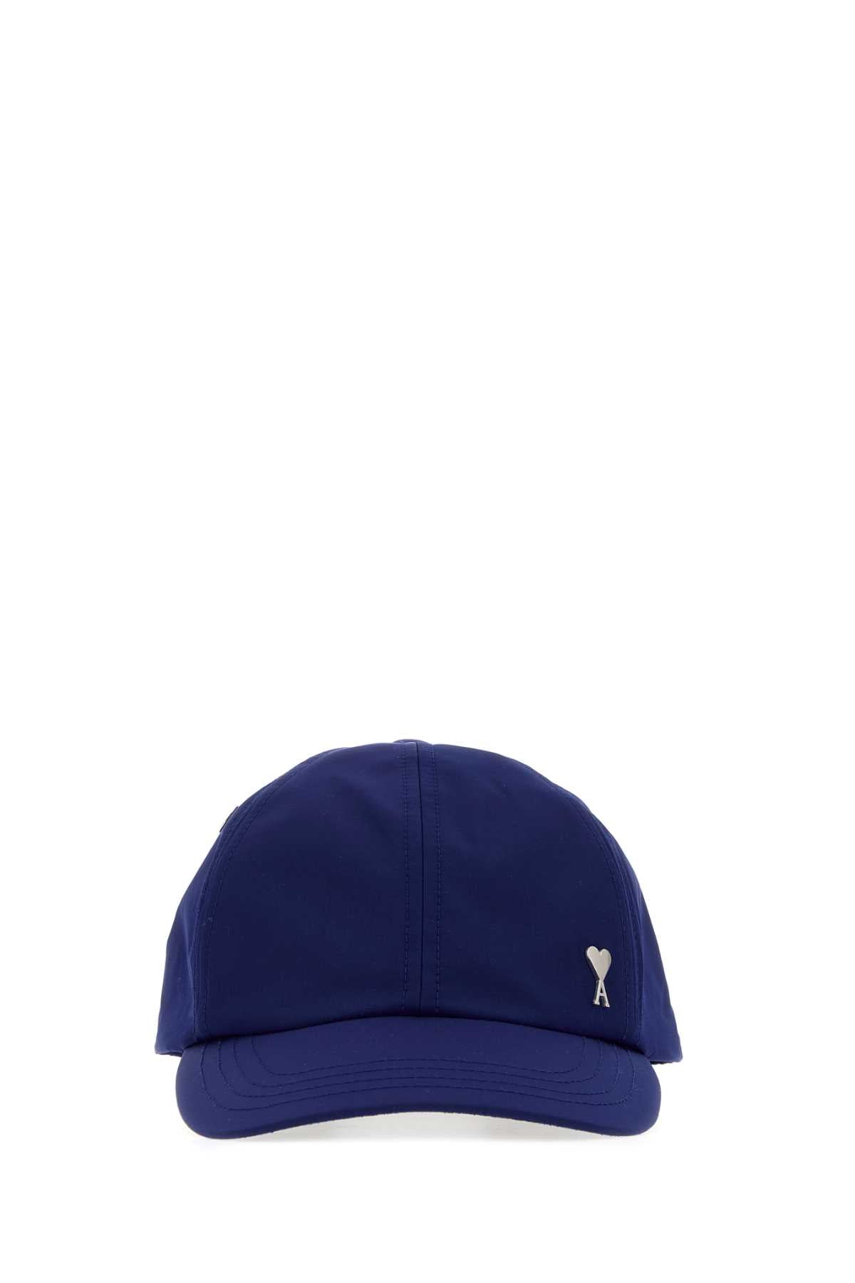 Ami Paris Amidecoeurstudcap Baseball Cap — Navy Caps