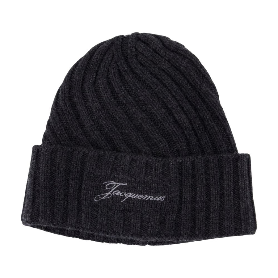 Jacquemus Acu00767ak00287-970 Beanie — Black Cashmere Beanies