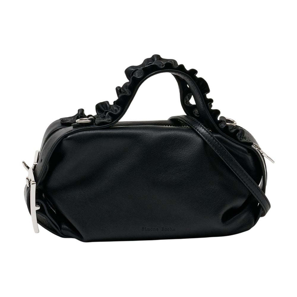 Simone Rocha Shoulder Bag — Black Calfskin