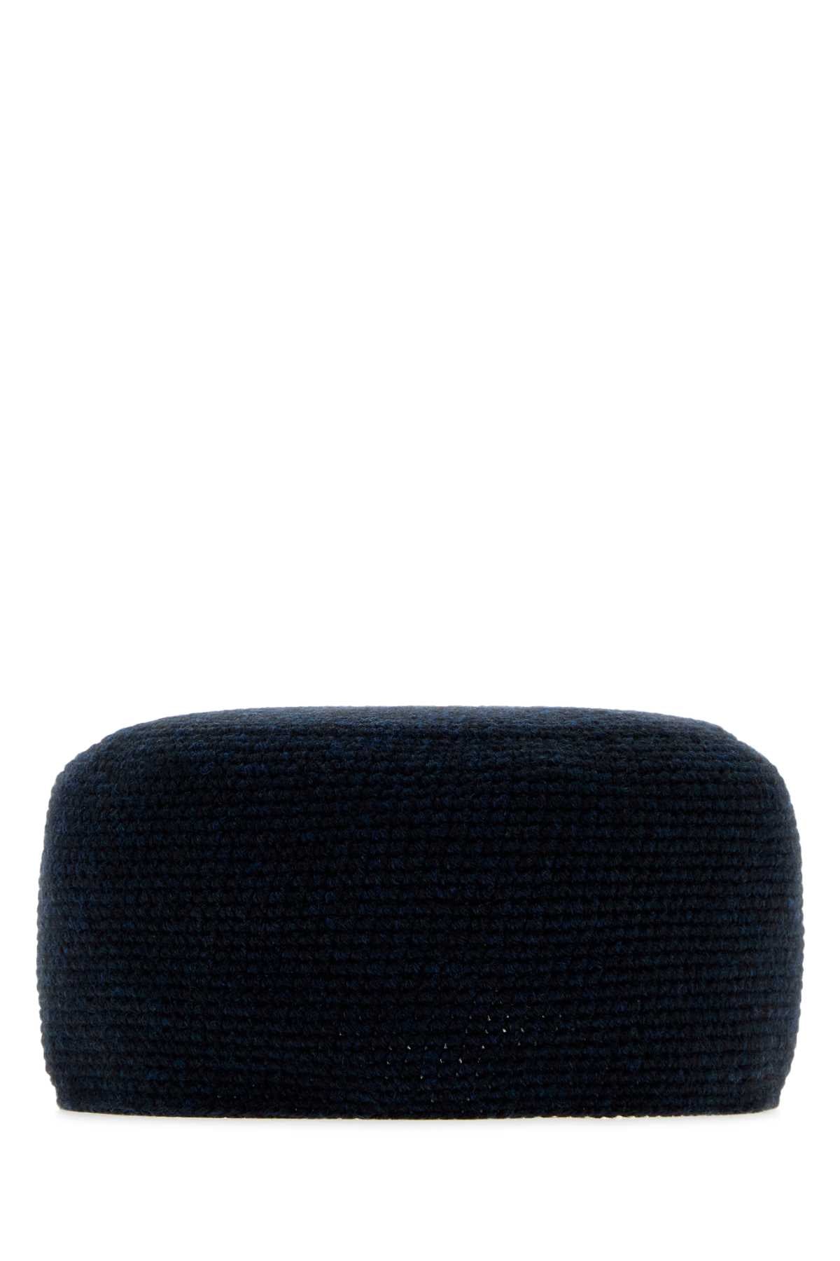 The Row Perleaf Winter Hat — Navy Exterior: Cashmere