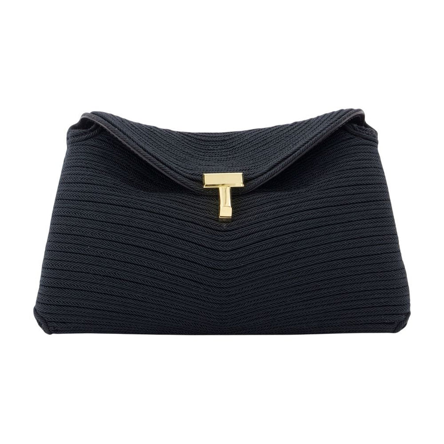Toteme Clutch — Black Canvas