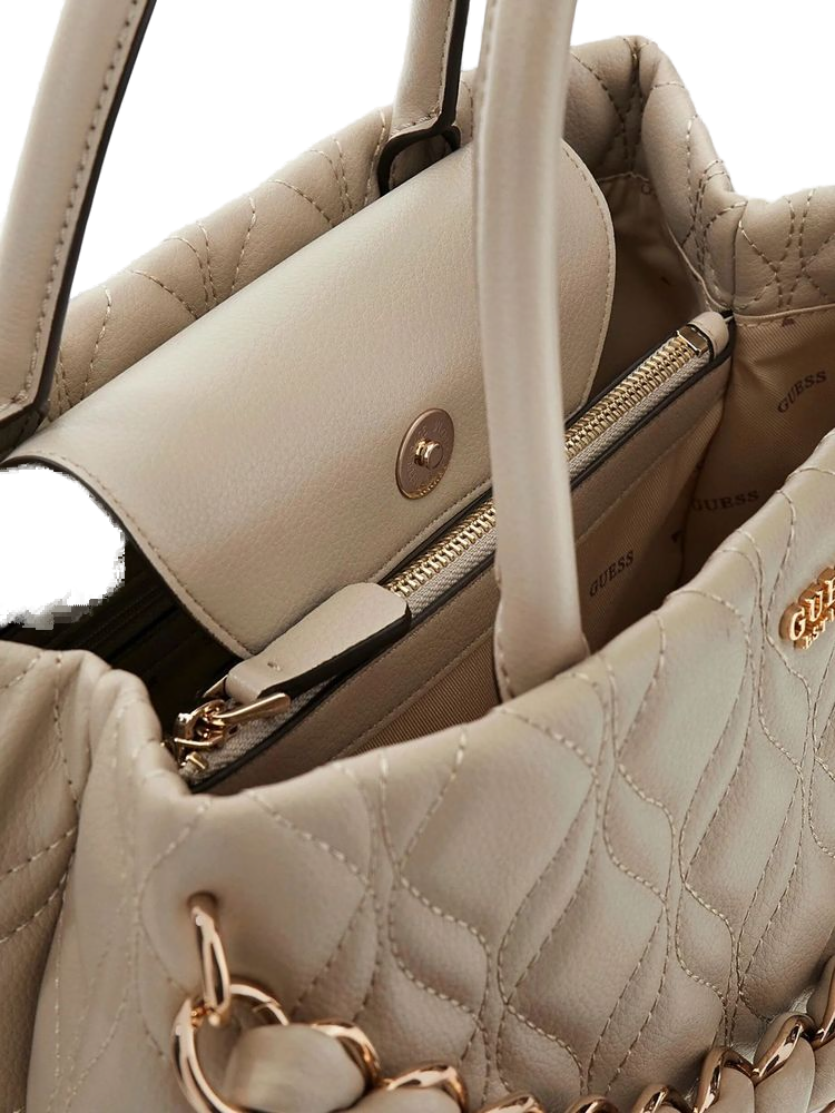 Guess Shoulder Bag — Beige Polyurethane