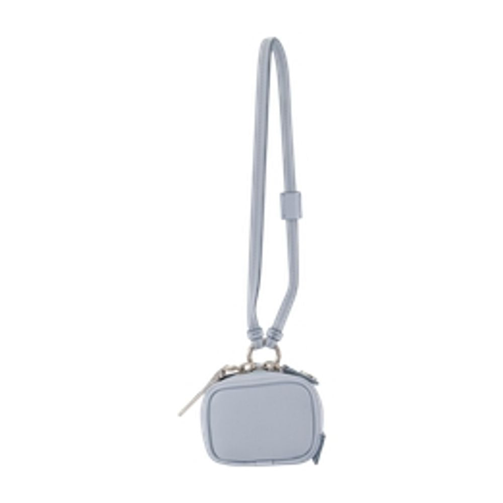 Acne Studios Camero Clip V Coin Purse — Blue Calfskin Purses