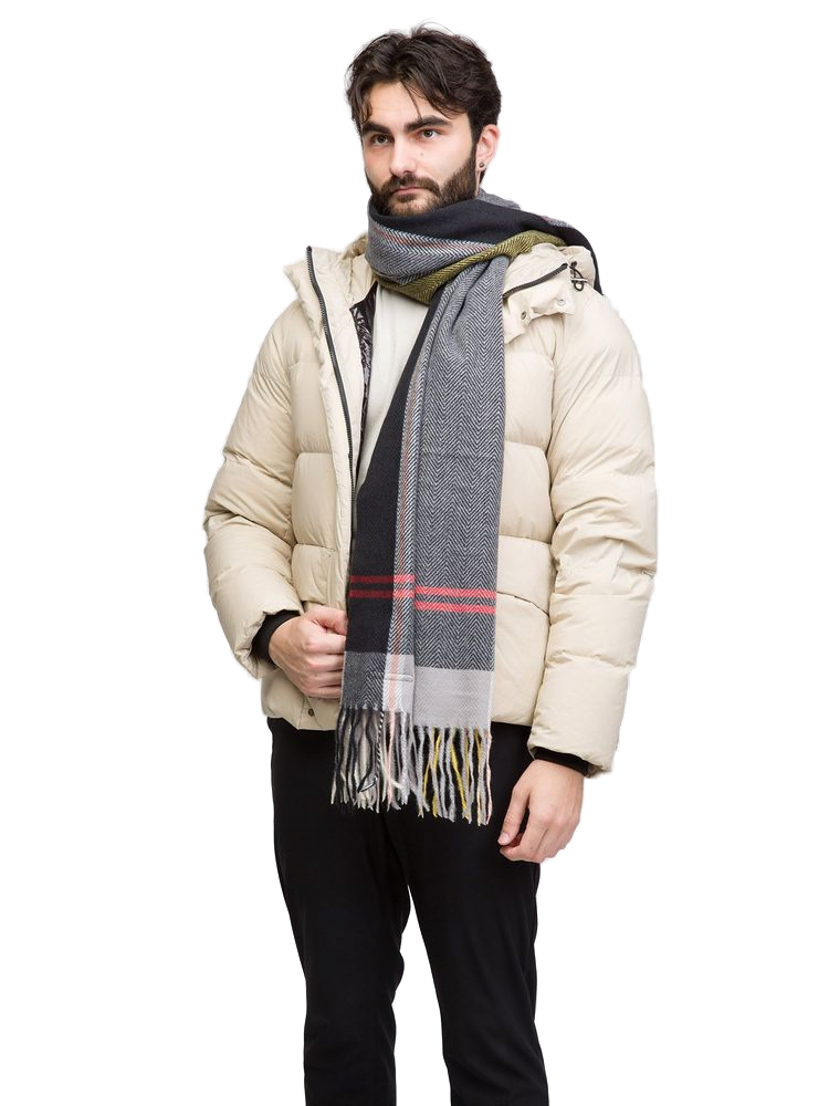 Momo Design Acrylic Blend Scarf — Multicolor Scarfs
