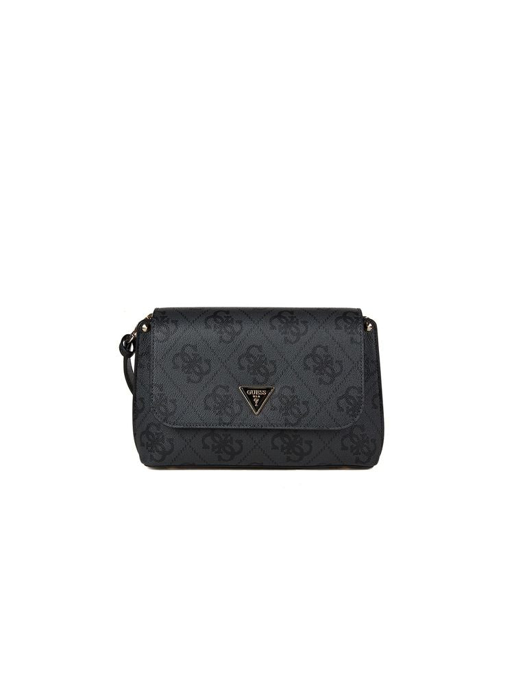 Guess Crossbody Bag — Black Polyurethane
