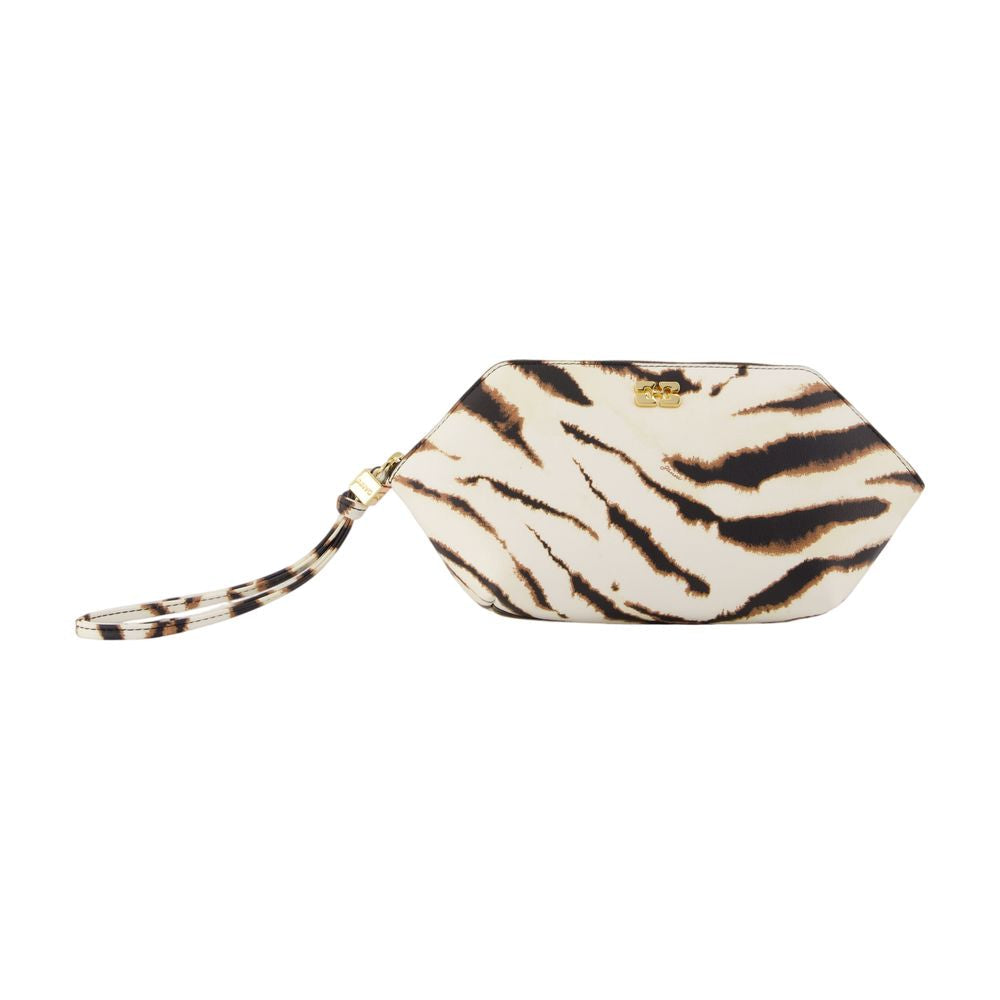 Ganni Bou Mini Bag — White Synthetic