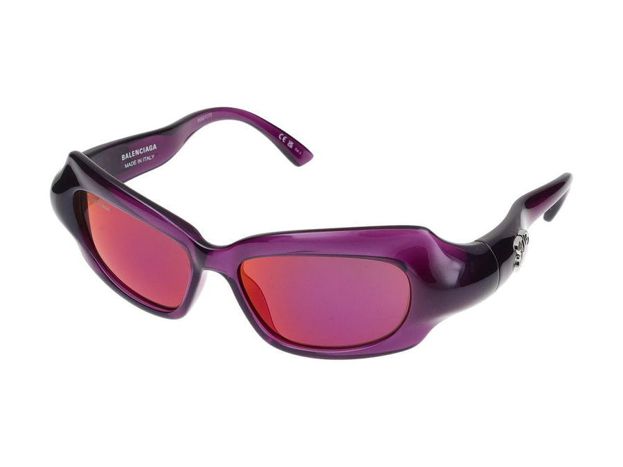 Balenciaga Bb0354s Injected Acetate Sunglasses — Violet