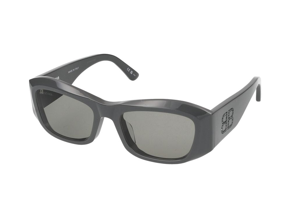 Balenciaga Bb0397sa Grey Acetate Sunglasses —