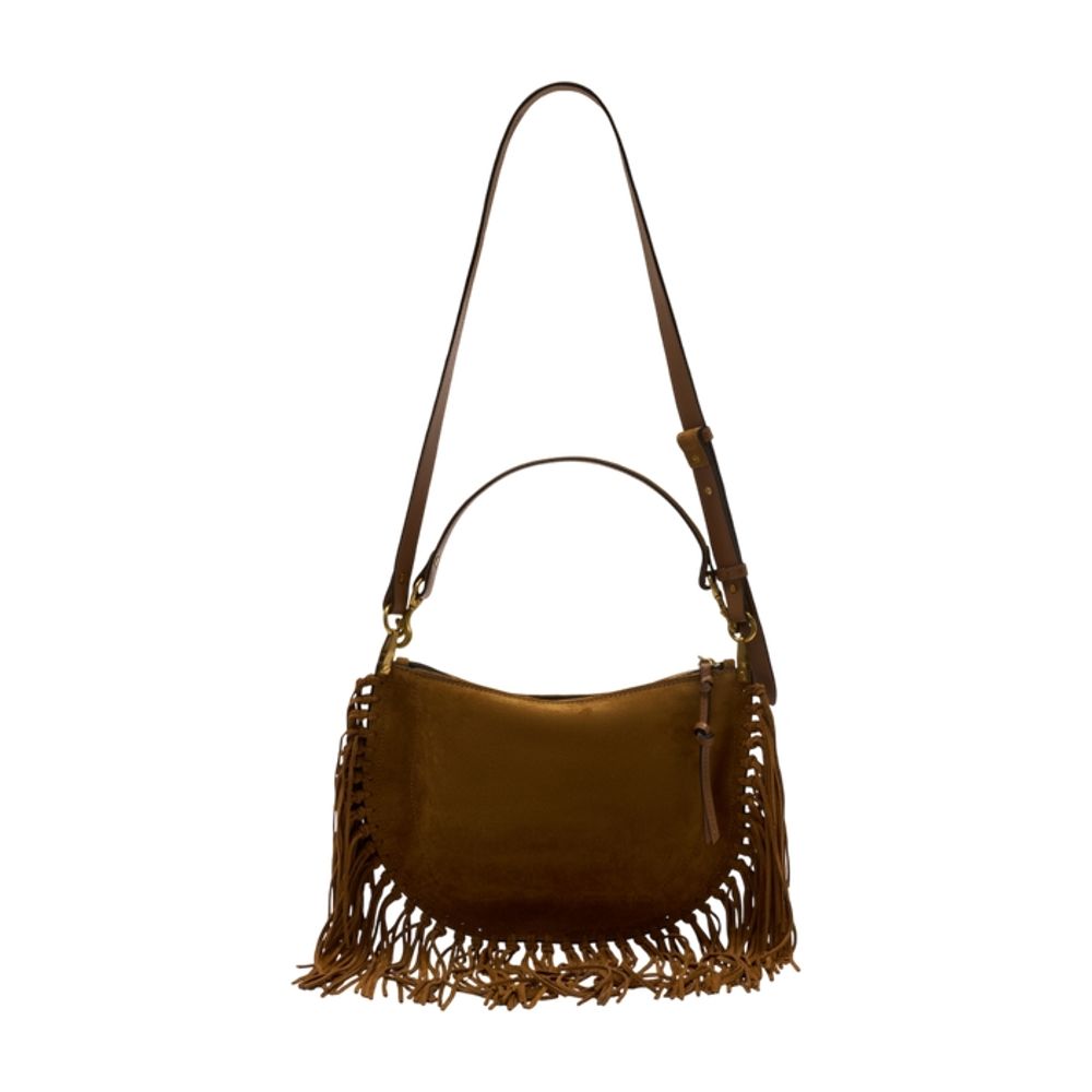 Isabel Marant Oskan Shoulder Bag — Brown Calfskin
