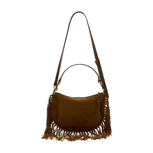 Isabel Marant Oskan Shoulder Bag — Brown Calfskin