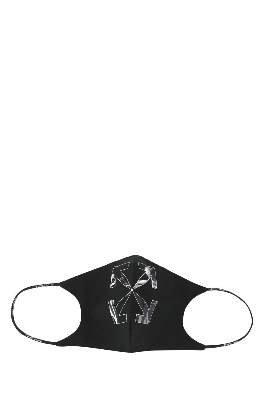 Off-White Logo-Print Face Scarf — Black Neoprene Scarfs