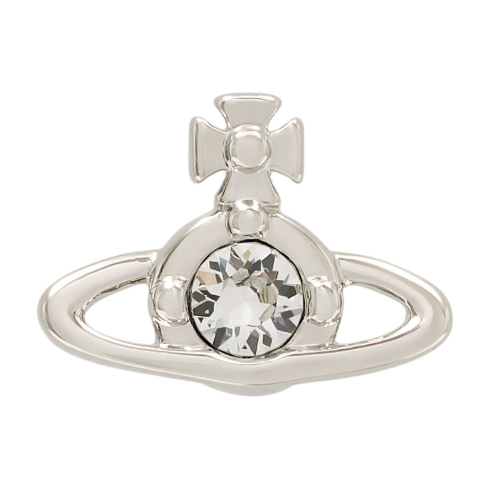 Vivienne Westwood Nano Solitaire Earring — Silver Metal Earrings