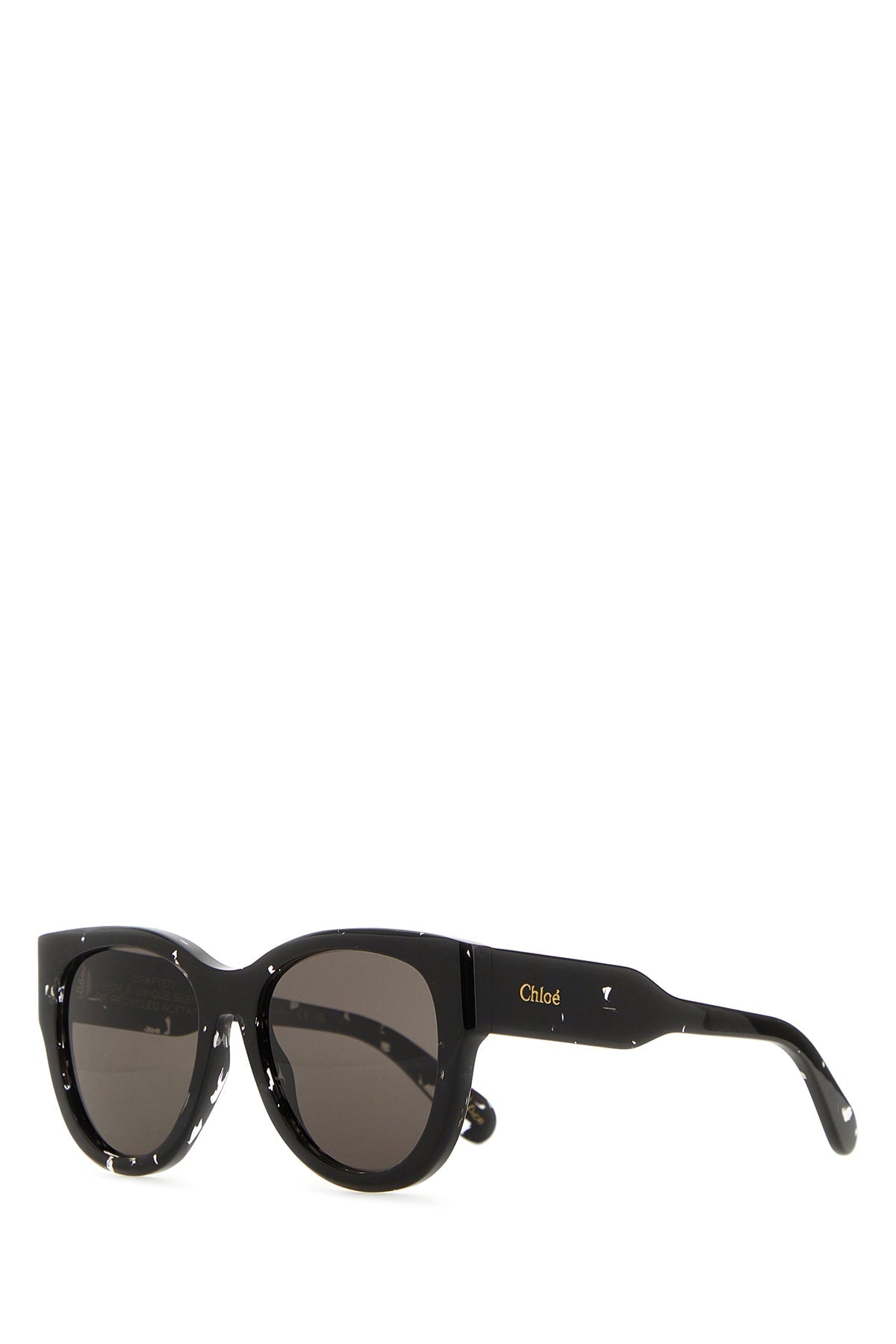 Chloé Ch0192s006 Cat-Eye Sunglasses — Black Acetate