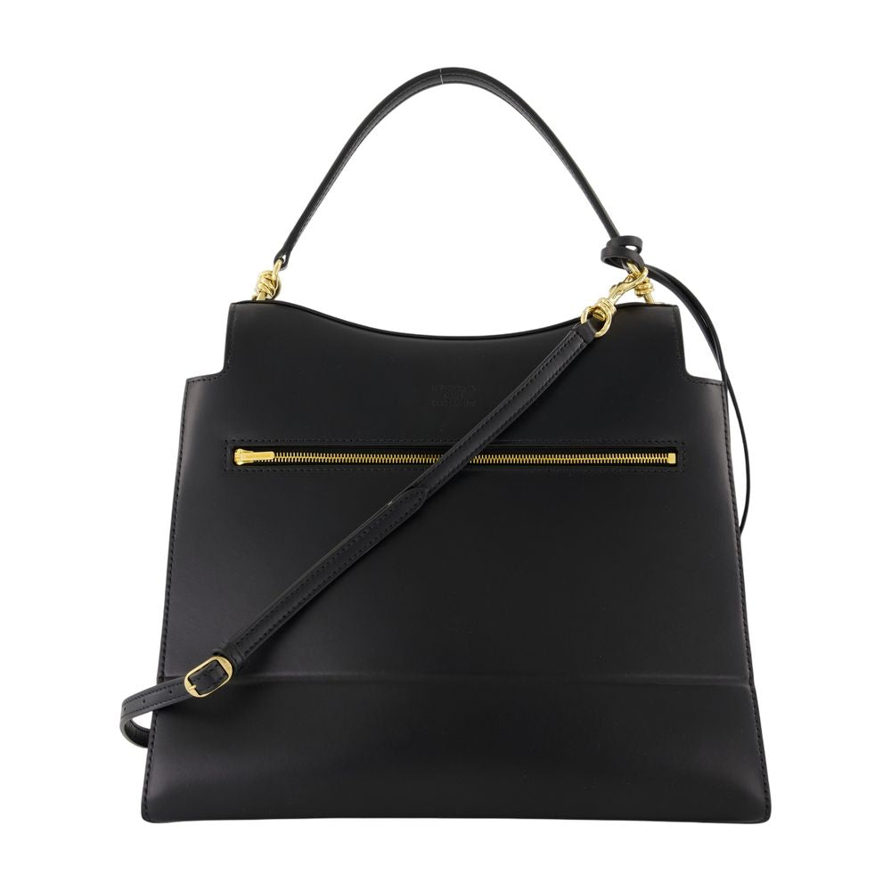 Balenciaga Nano Shoulder Bag — Black Lambskin