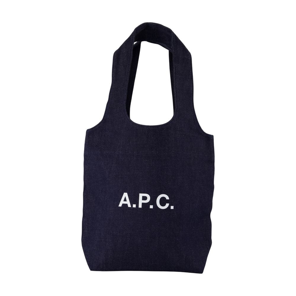A.p.c. Ninon Tote Bag — Navy Cotton