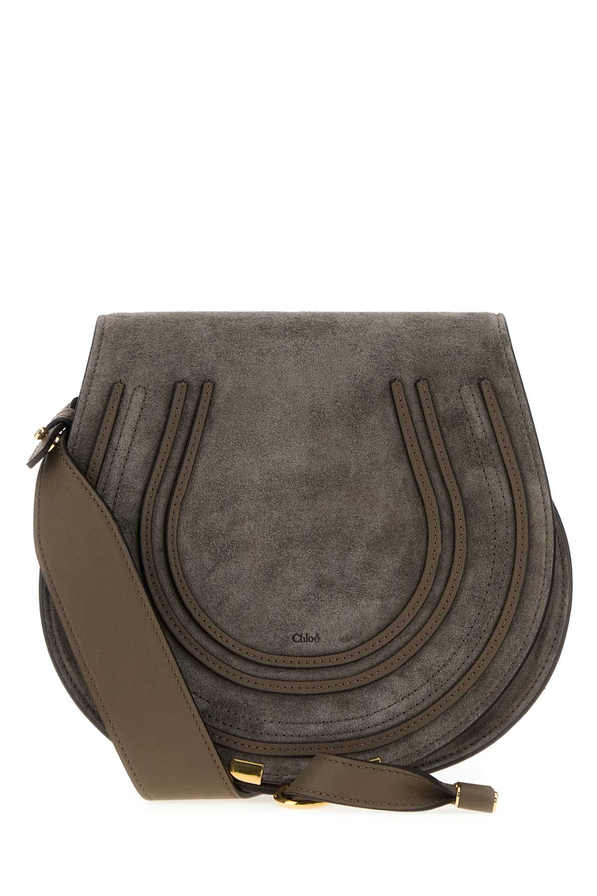 Chloé Marcie Crossbody Bag — Gray