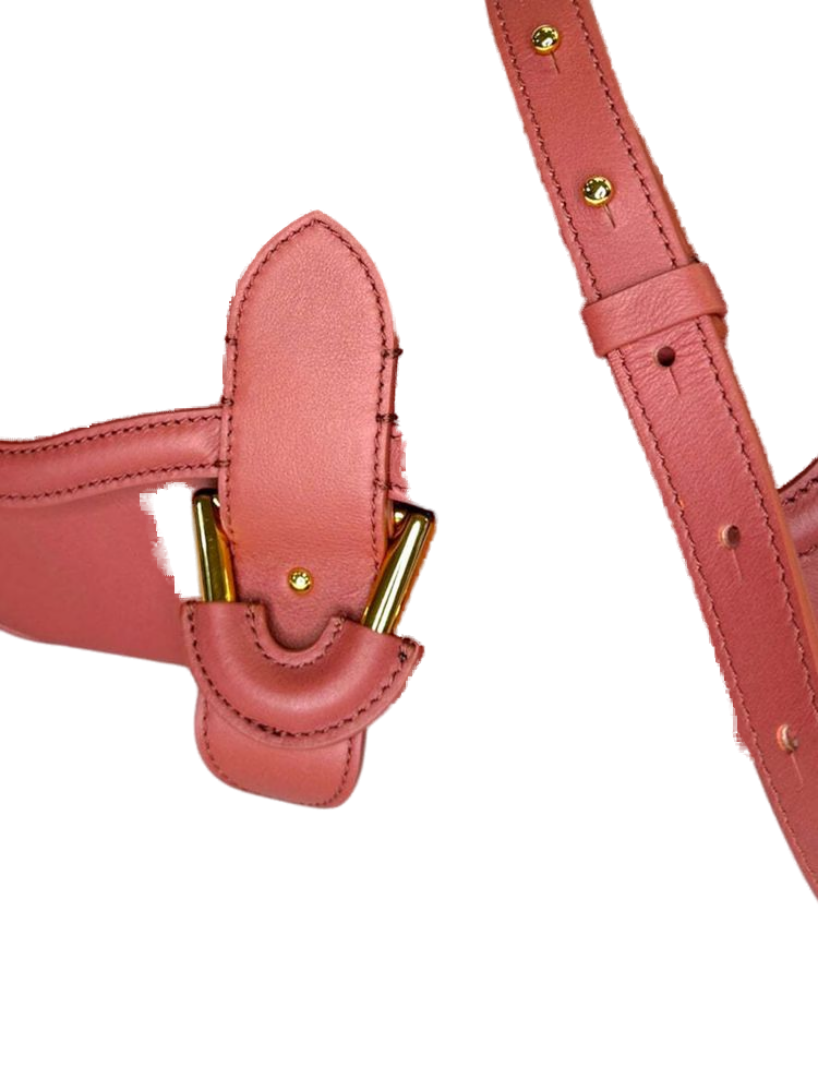 Coccinelle Blake Shoulder Bag — Brown Cow Leather