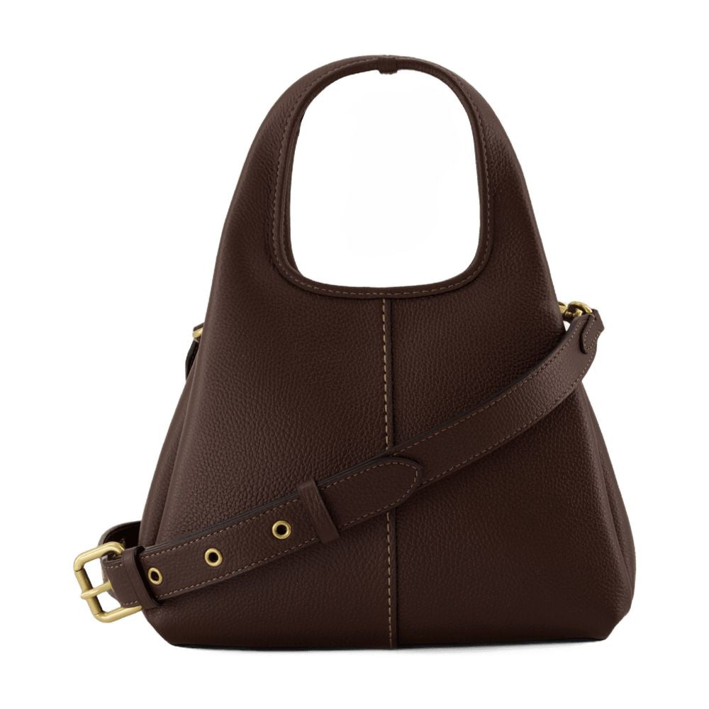 Coach Shoulder Bag — Brown Cowhide
