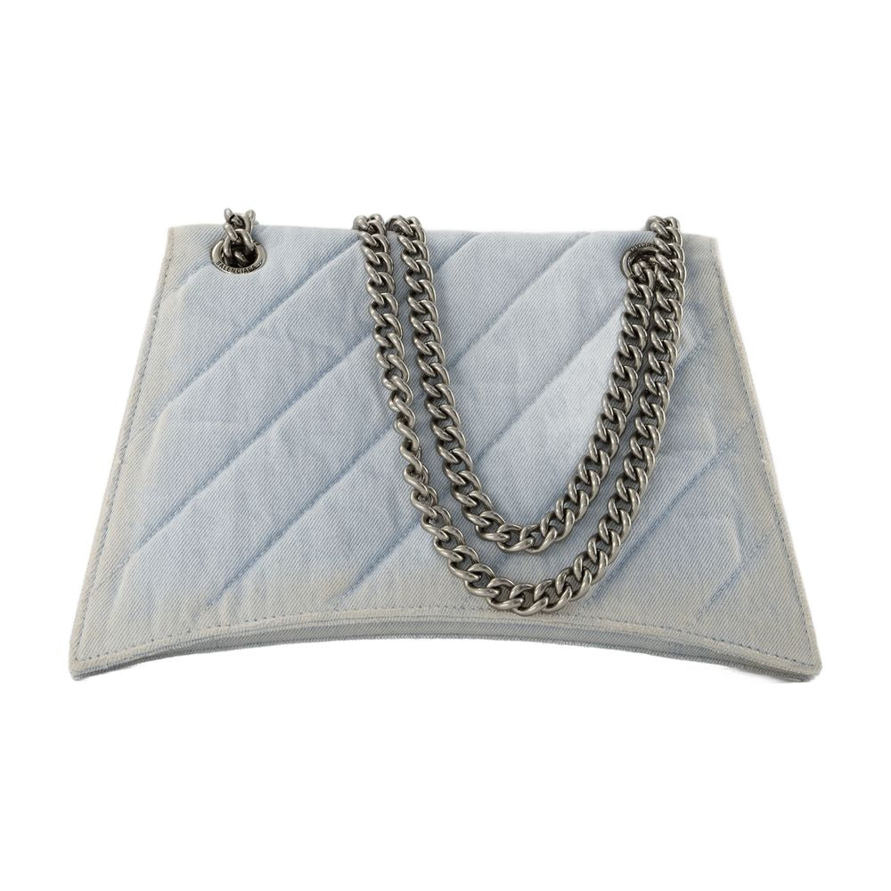 Balenciaga Shoulder Bag — Blue Cotton