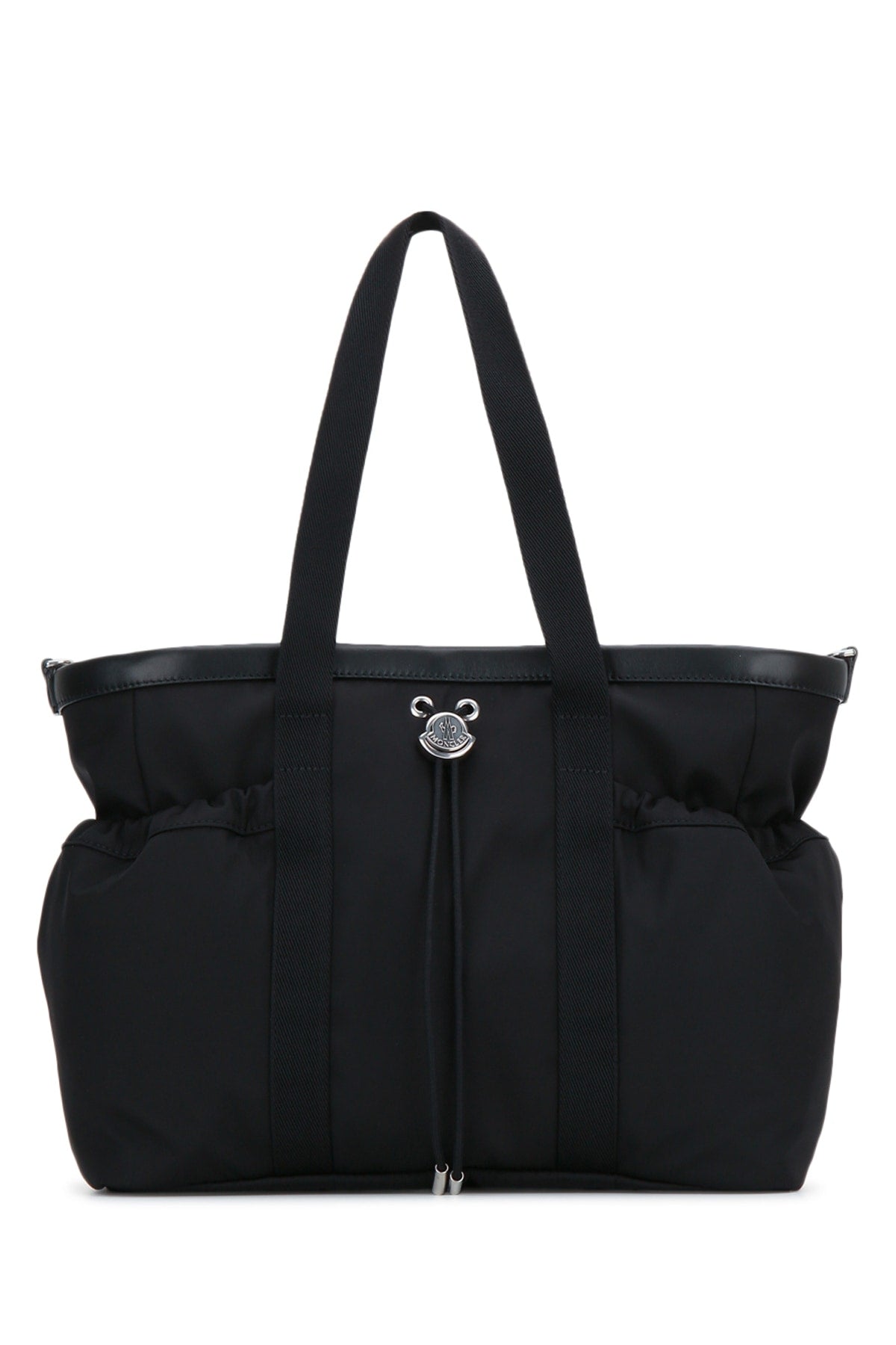 Moncler Jr Tote Bag — Black Nylon