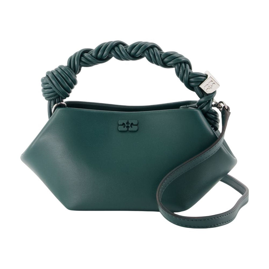 Ganni Shoulder Bag — Green Synthetic