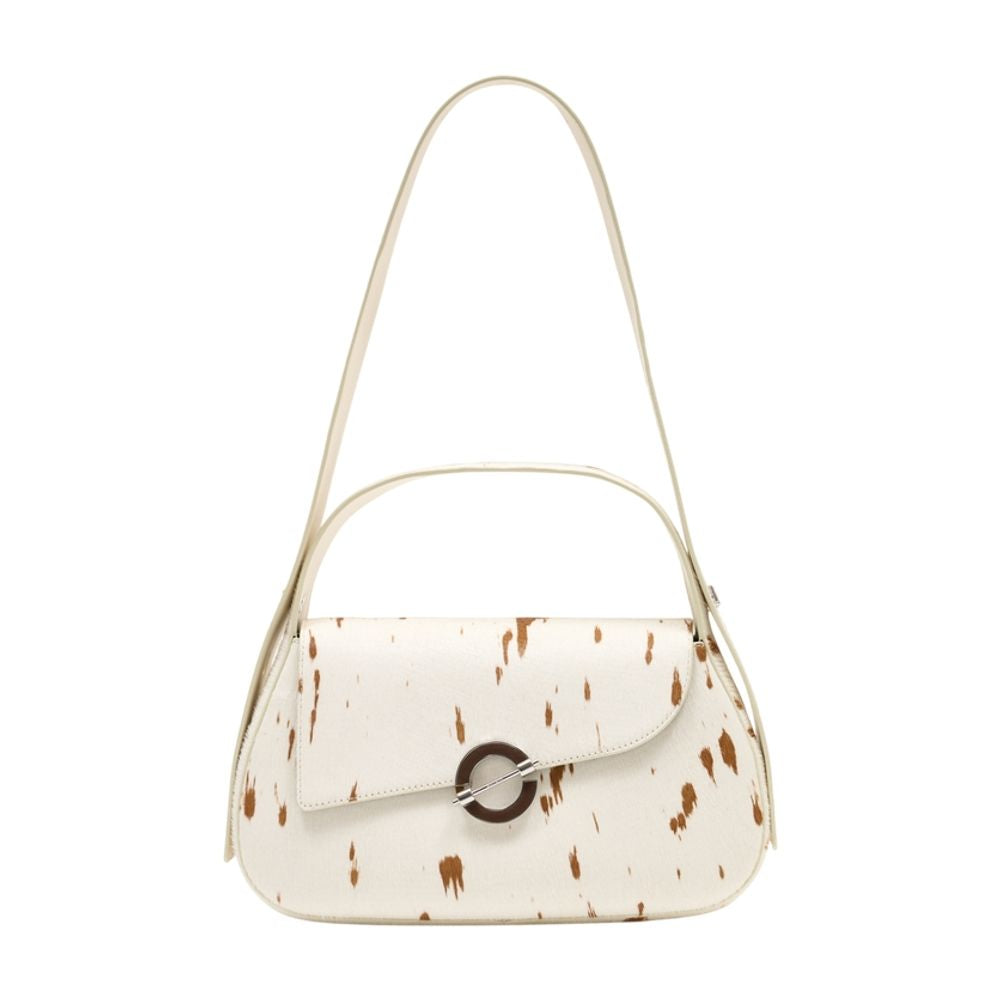 Samsøe Shoulder Bag — White Calfskin