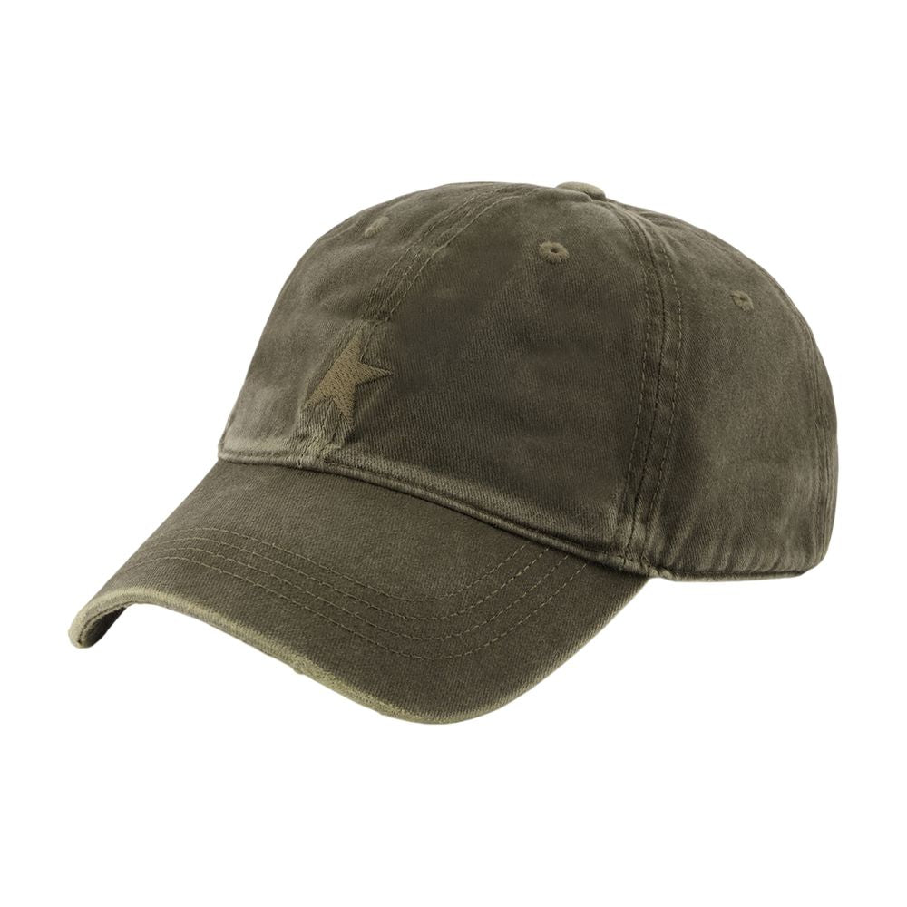 Golden Goose Deluxe Brand Gup02837.p002745.60529 Baseball Cap — Khaki Cotton Caps