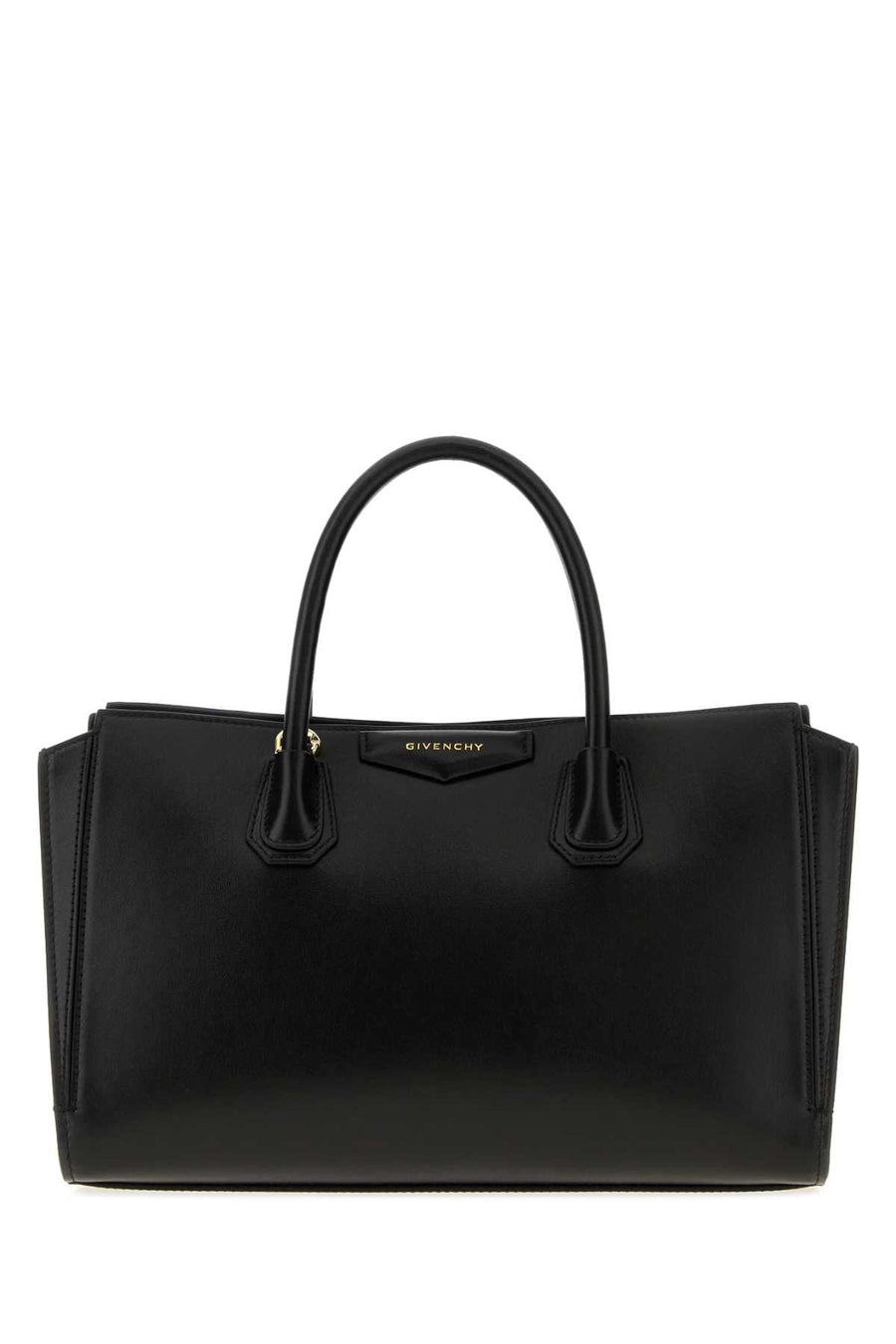 Givenchy Structured Leather Tote Bag — Black