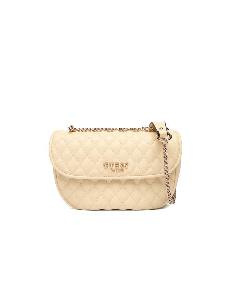 Guess Atabey Crossbody Bag — Yellow Polyurethane