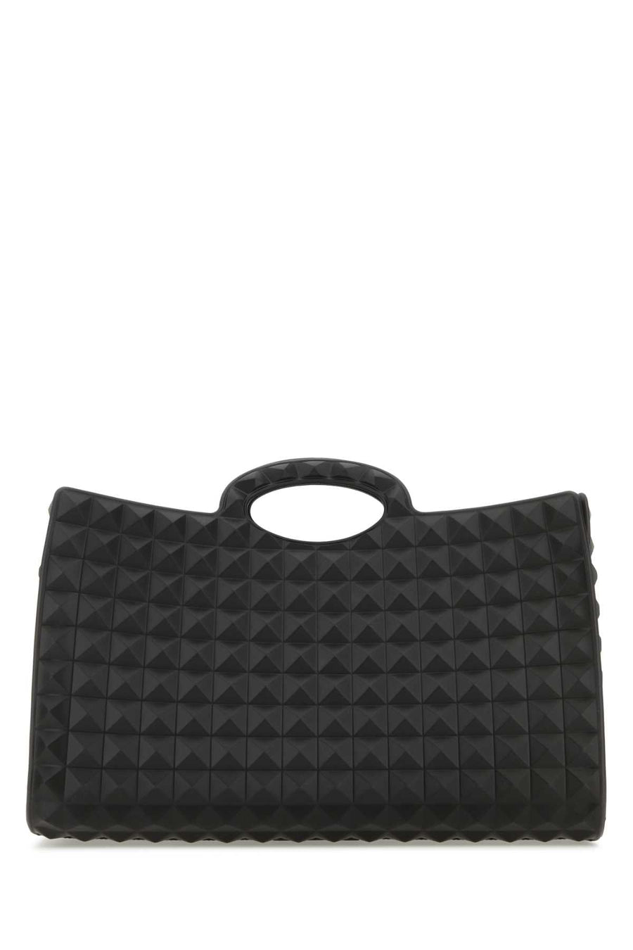 Valentino Garavani Le Troisième Shoulder Bag — Black Exterior: Rubber