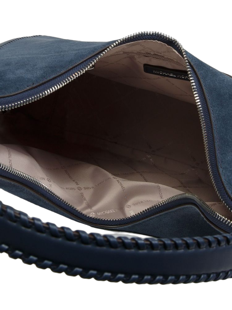 Michael Kors Nayla Shoulder Bag — Navy Leather