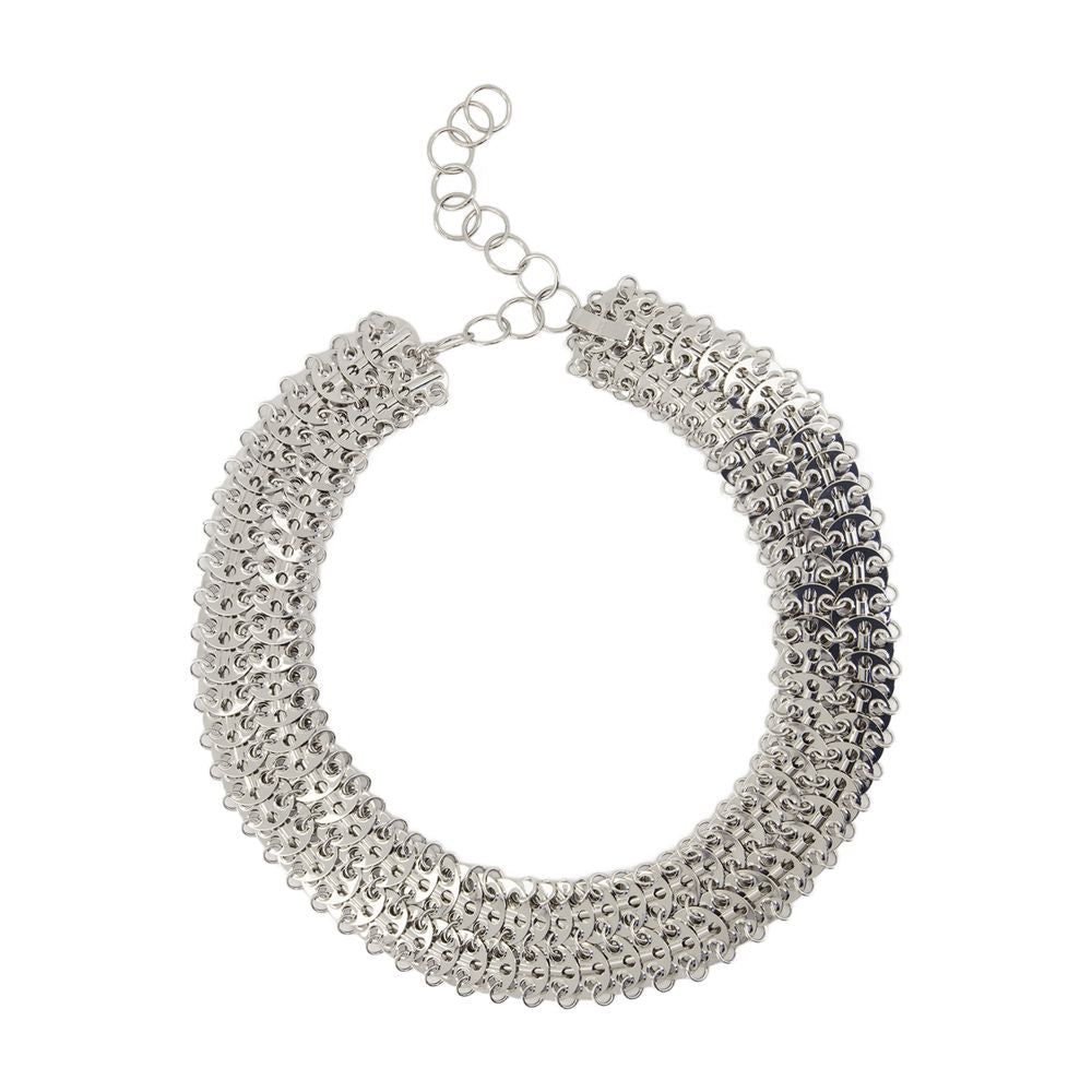 Rabanne Necklace — Silver Metal Necklaces