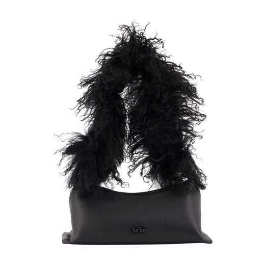 Cult Gaia Shoulder Bag — Black Cowhide