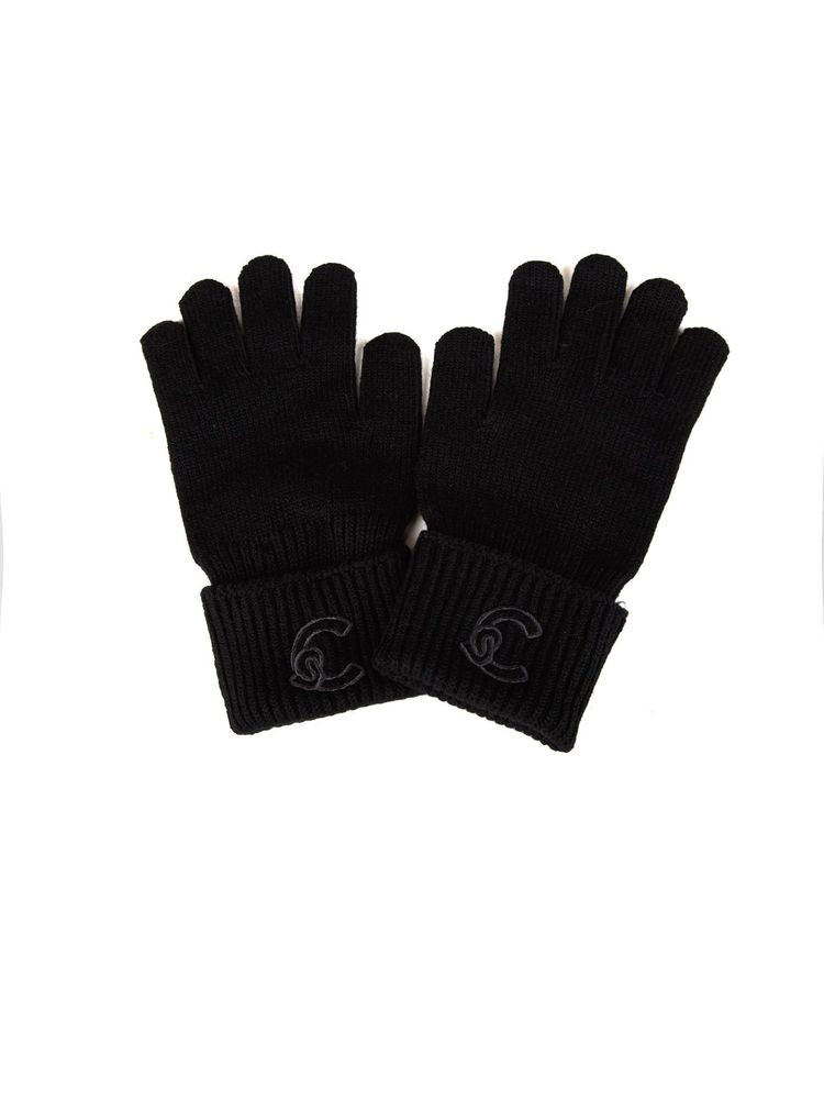 Coccinelle Gloves — Black Polyammide