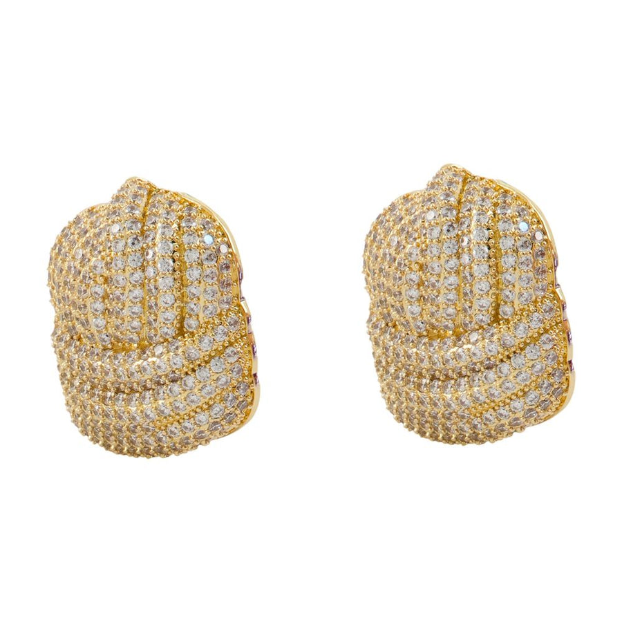 Self-Portrait Knot Earrings — Gold