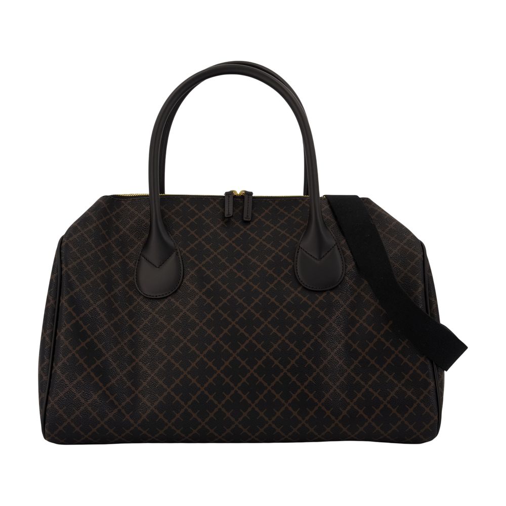 By Malene Birger Top Handle Bag — Brown Synthetic