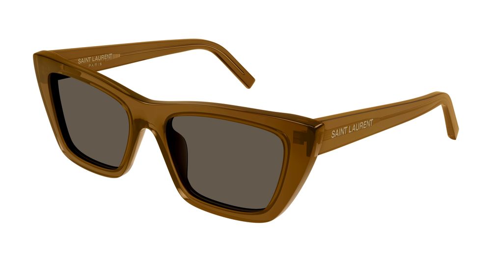 Saint Laurent Sl Sunglasses — Brown Acetate