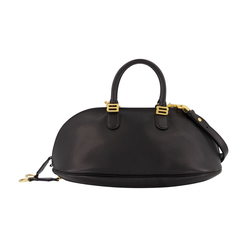Balenciaga Top Handle Bag — Black Calfskin