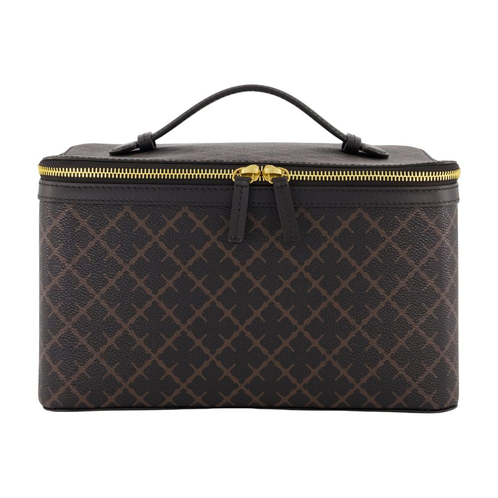 By Malene Birger Bae Cosmetic Case — Brown Synthetic Bag