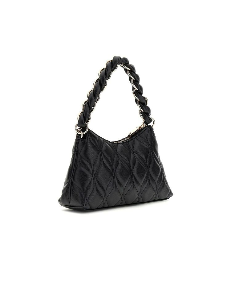 Guess Shoulder Bag — Black Polyurethane