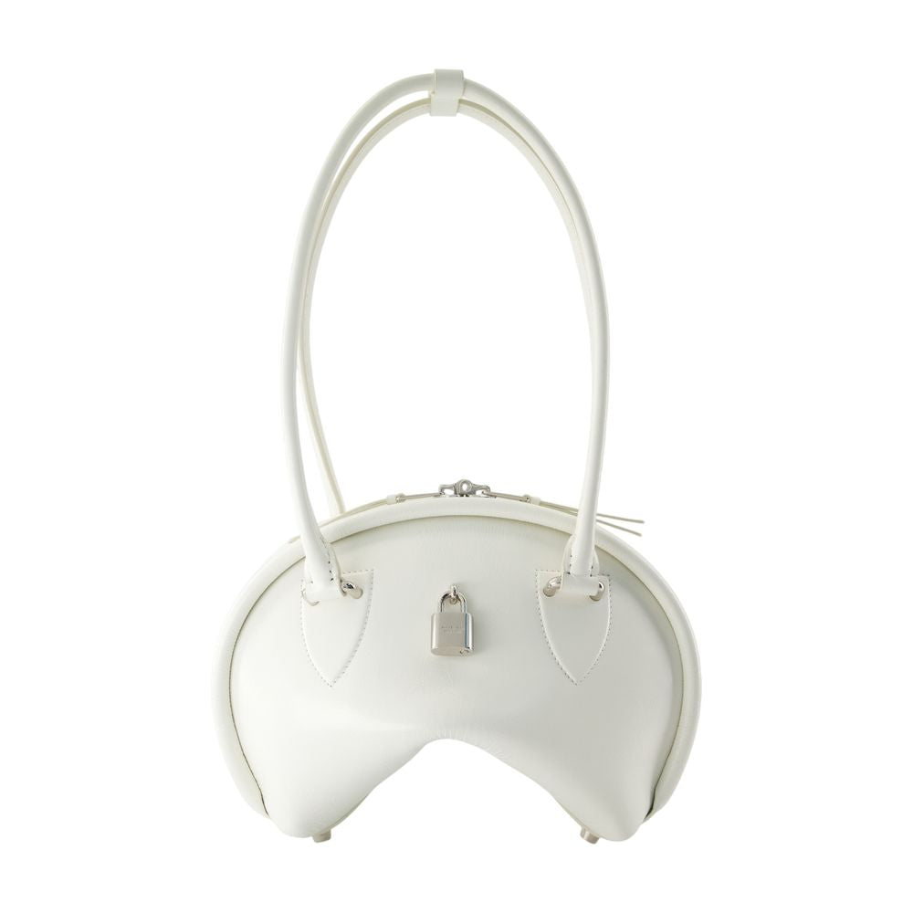 Acne Studios Shoulder Bag — White Calfskin